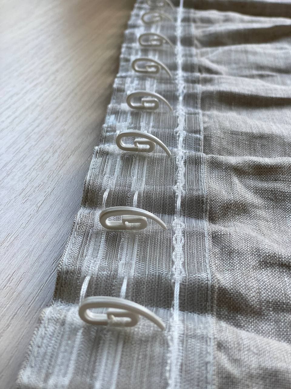 Pencil Pleat Linen Curtain